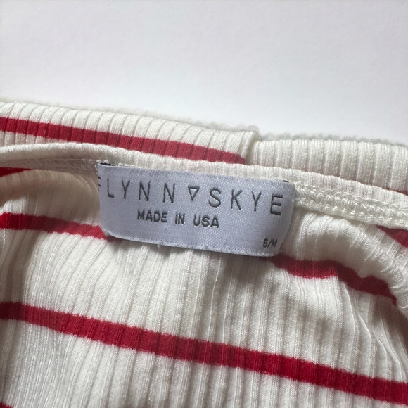 Flynn Skye Marley Bodysuit in Red/White Stripe - Picture 7 of 7